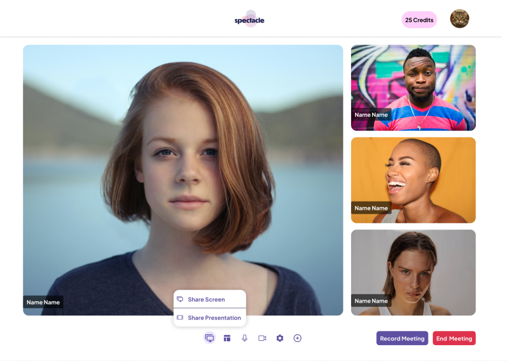 Start an Instant Meeting - Host + Participants - Share